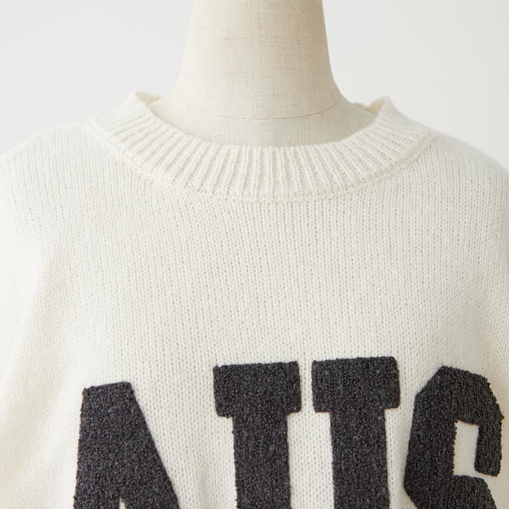 ロゴ刺繍ニット | NICE CLAUP / OLIVE des OLIVE　OUTLET | 詳細画像58 