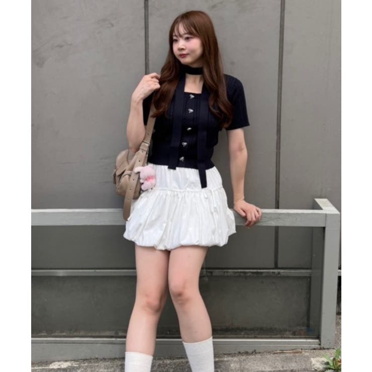 チョーカー付ベビーケーブルプルオーバー | NICE CLAUP / OLIVE des OLIVE　OUTLET | 詳細画像5 