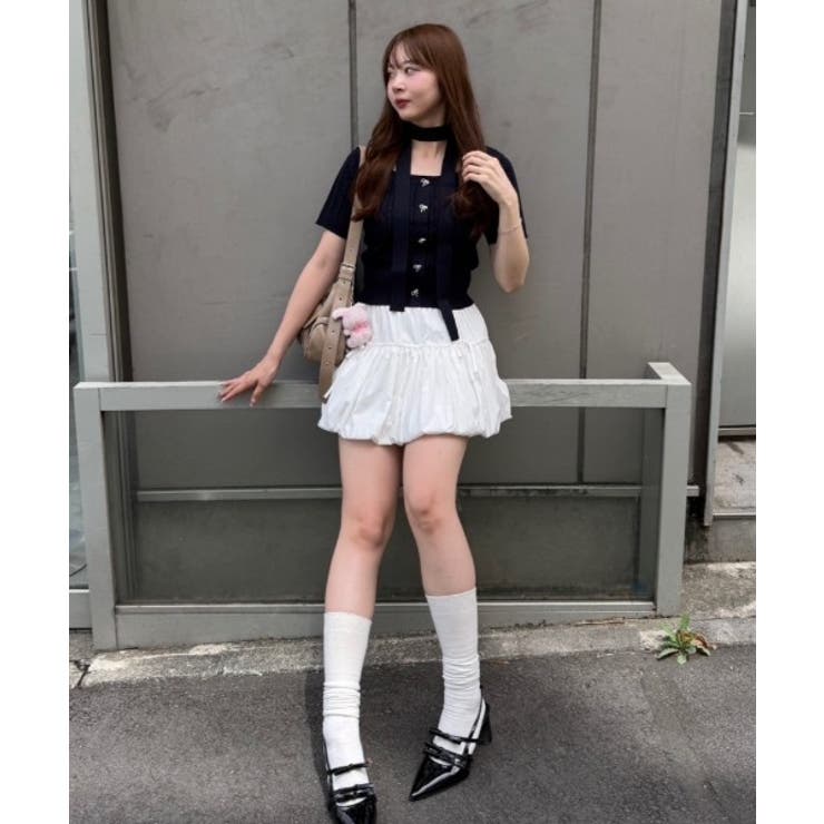チョーカー付ベビーケーブルプルオーバー | NICE CLAUP / OLIVE des OLIVE　OUTLET | 詳細画像9 