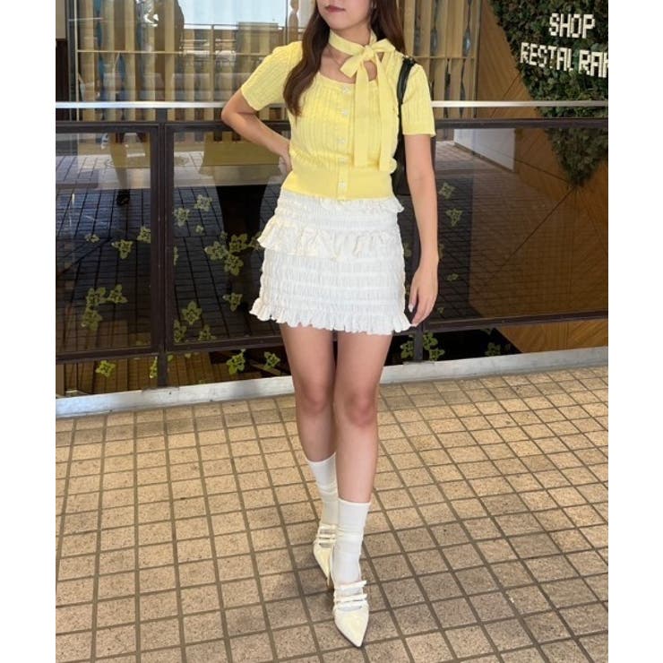 チョーカー付ベビーケーブルプルオーバー | NICE CLAUP / OLIVE des OLIVE　OUTLET | 詳細画像19 