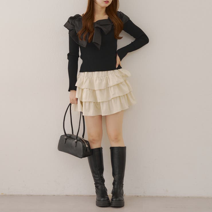 オフショルリボンニット | NICE CLAUP / OLIVE des OLIVE　OUTLET | 詳細画像43 