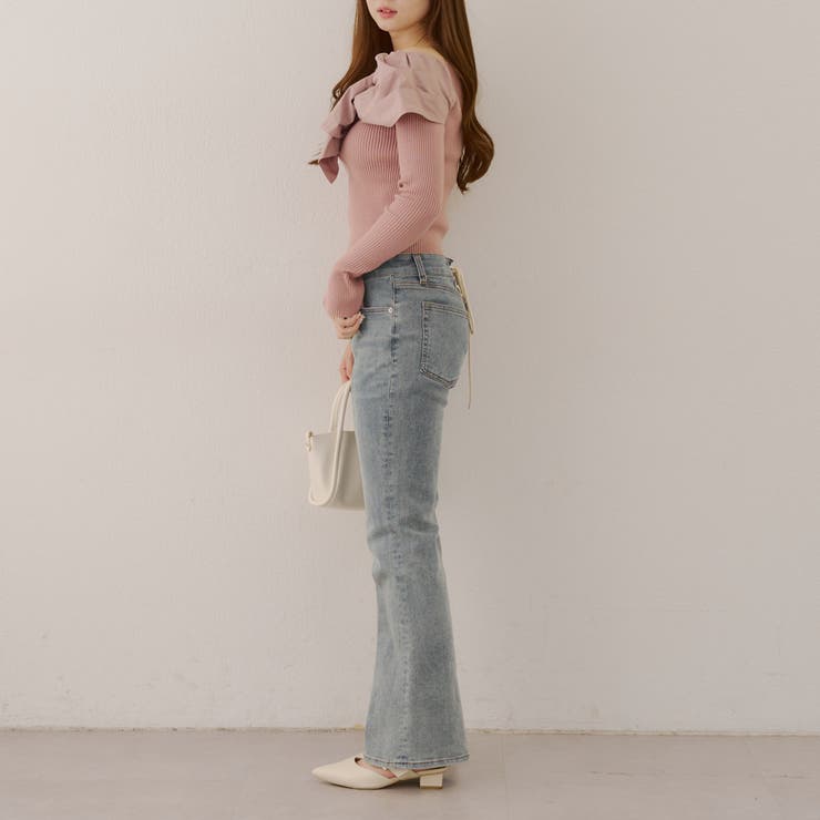 オフショルリボンニット | NICE CLAUP / OLIVE des OLIVE　OUTLET | 詳細画像56 