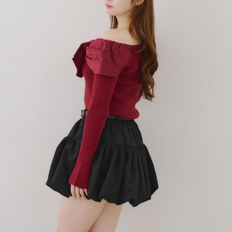 オフショルリボンニット | NICE CLAUP / OLIVE des OLIVE　OUTLET | 詳細画像60 