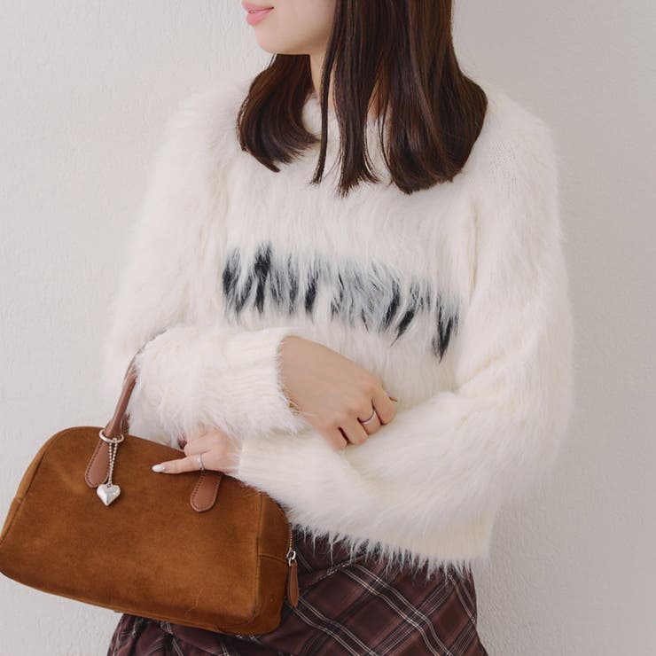 アイボリー | フェザーロゴプルオーバー | NICE CLAUP / OLIVE des OLIVE　OUTLET