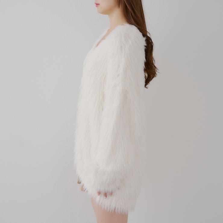 フェザービッグカーディガン[品番：OLOW0016423]｜RMAF NICE CLAUP