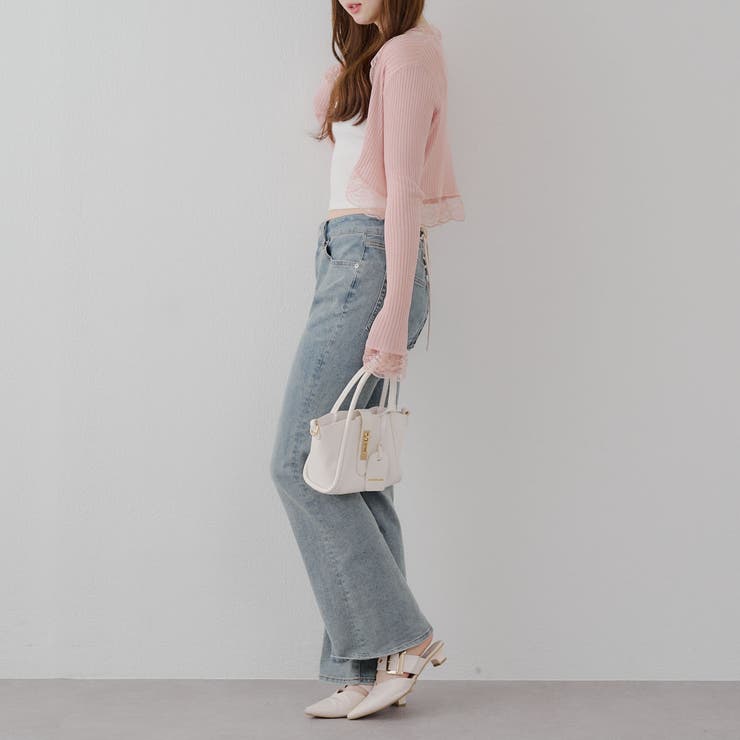 麻タッチボレロカーディガン | RMAF　NICE CLAUP / OLIVE des OLIVE | 詳細画像8 