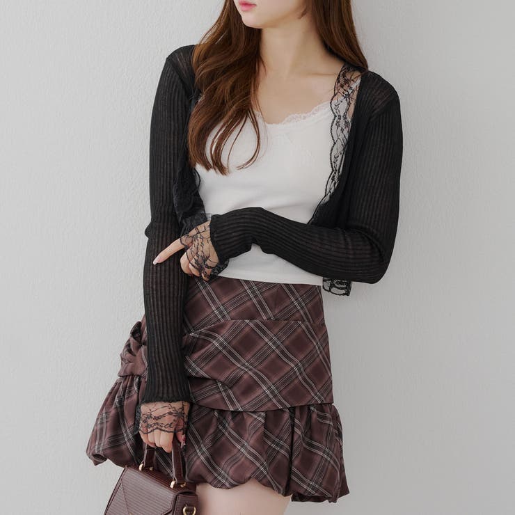 麻タッチボレロカーディガン | RMAF　NICE CLAUP / OLIVE des OLIVE | 詳細画像19 