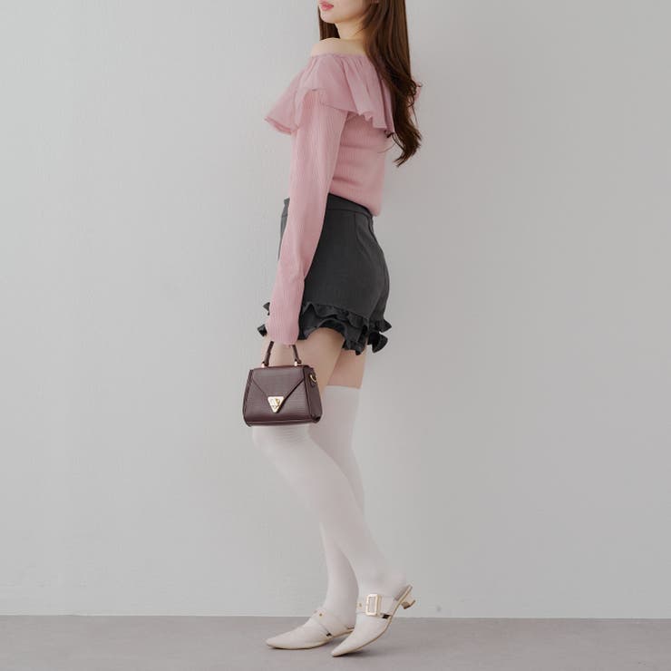 衿フリルニットトップス | RMAF　NICE CLAUP / OLIVE des OLIVE | 詳細画像10 