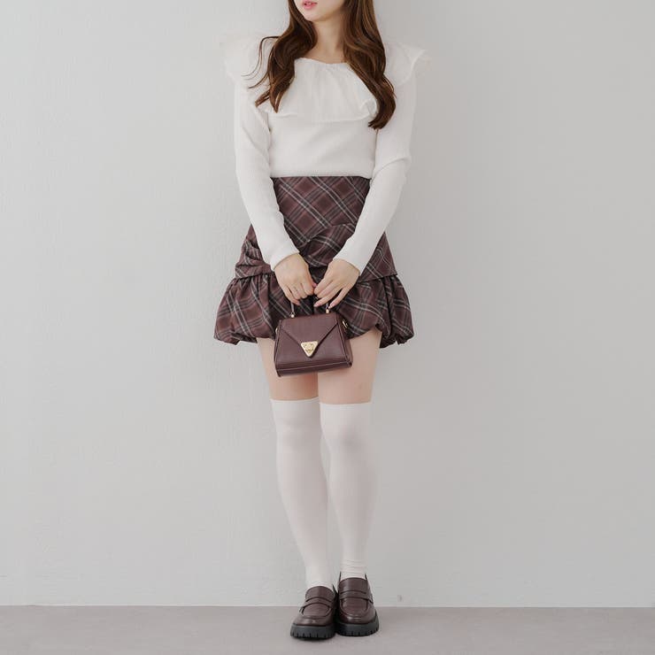 衿フリルニットトップス | RMAF　NICE CLAUP / OLIVE des OLIVE | 詳細画像16 