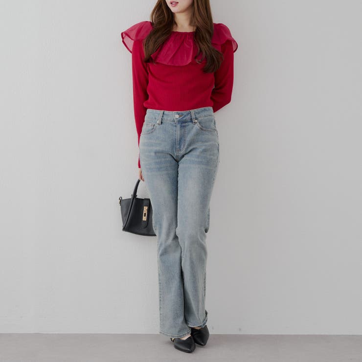 衿フリルニットトップス | RMAF　NICE CLAUP / OLIVE des OLIVE | 詳細画像26 