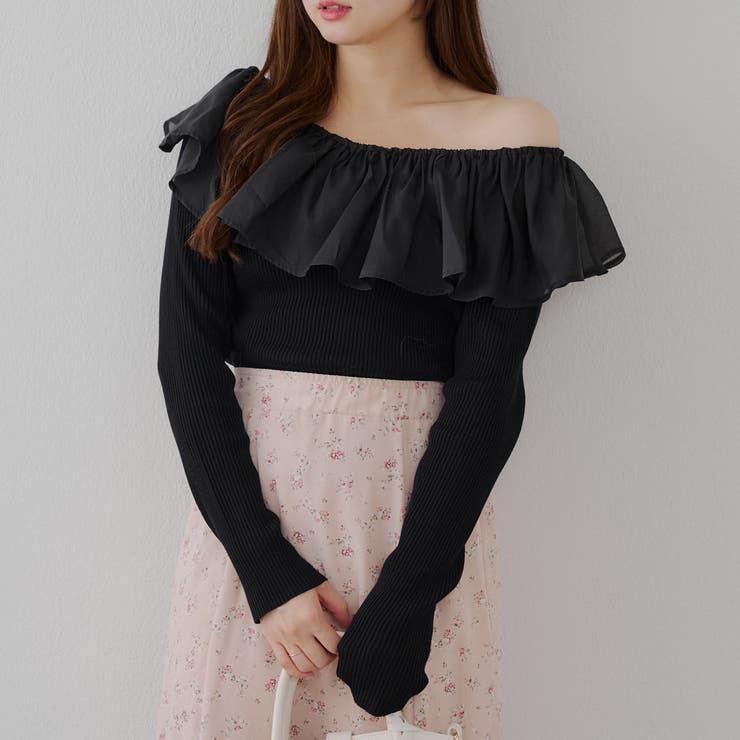 衿フリルニットトップス | RMAF　NICE CLAUP / OLIVE des OLIVE | 詳細画像31 