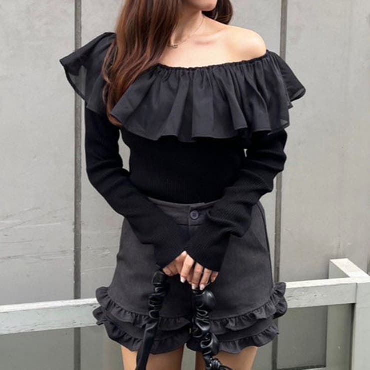 衿フリルニットトップス | RMAF　NICE CLAUP / OLIVE des OLIVE | 詳細画像48 