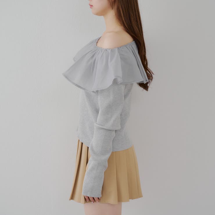 衿フリルニットトップス | RMAF　NICE CLAUP / OLIVE des OLIVE | 詳細画像55 