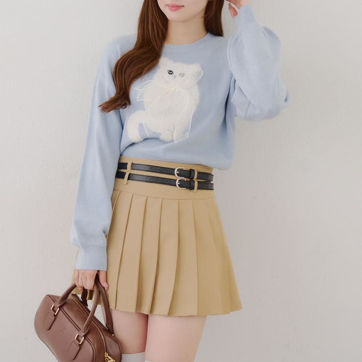 ネコ&イヌアソートニット | NICE CLAUP / OLIVE des OLIVE　OUTLET | 詳細画像11 