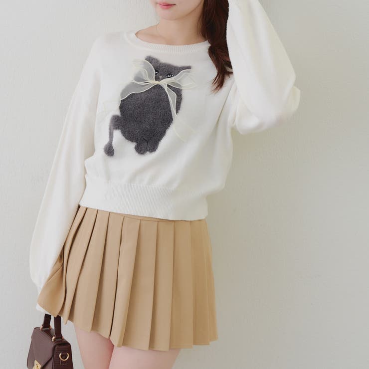 ネコ&イヌアソートニット | NICE CLAUP / OLIVE des OLIVE　OUTLET | 詳細画像3 