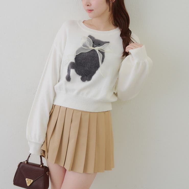 ネコ&イヌアソートニット | NICE CLAUP / OLIVE des OLIVE　OUTLET | 詳細画像4 