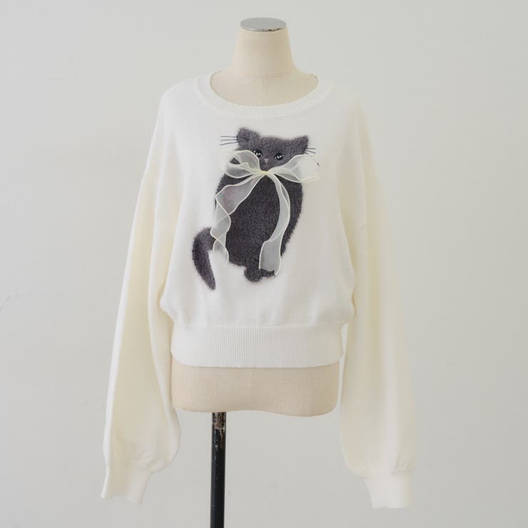 ネコ&イヌアソートニット | NICE CLAUP / OLIVE des OLIVE　OUTLET | 詳細画像6 