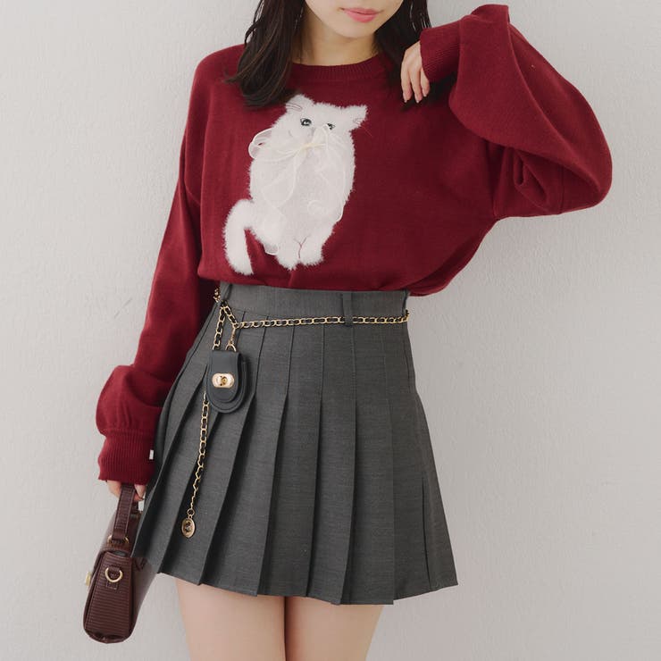 ネコ&イヌアソートニット | NICE CLAUP / OLIVE des OLIVE　OUTLET | 詳細画像44 