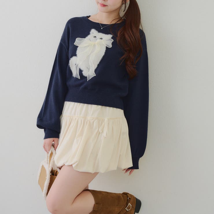 ネコ&イヌアソートニット | NICE CLAUP / OLIVE des OLIVE　OUTLET | 詳細画像65 