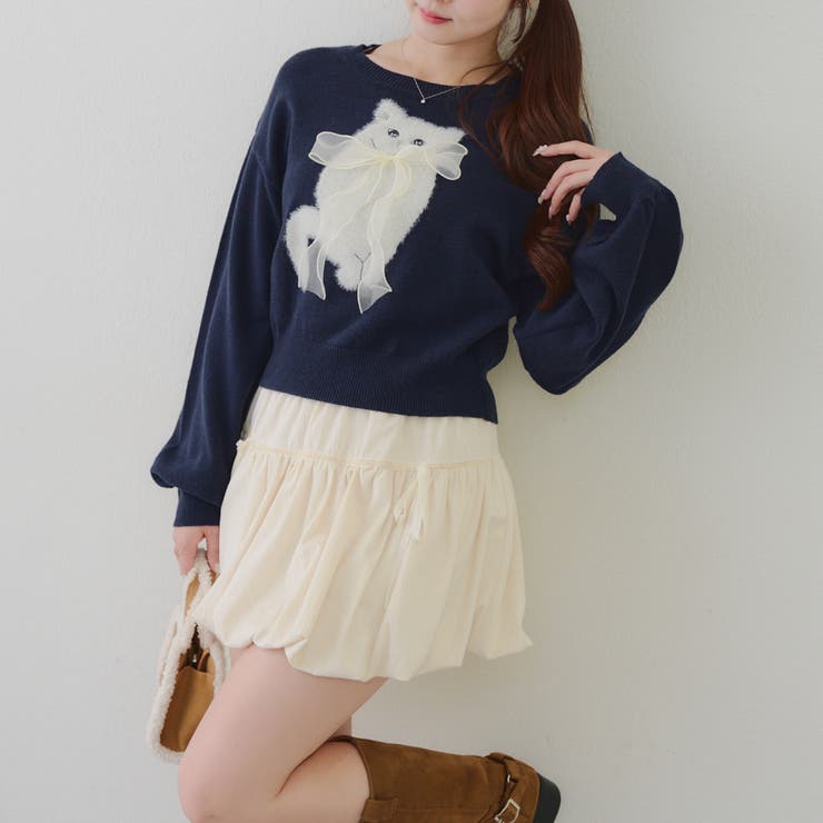 ネコ&イヌアソートニット | NICE CLAUP / OLIVE des OLIVE　OUTLET | 詳細画像66 