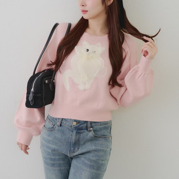 ネコ&イヌアソートニット | NICE CLAUP / OLIVE des OLIVE　OUTLET | 詳細画像71 