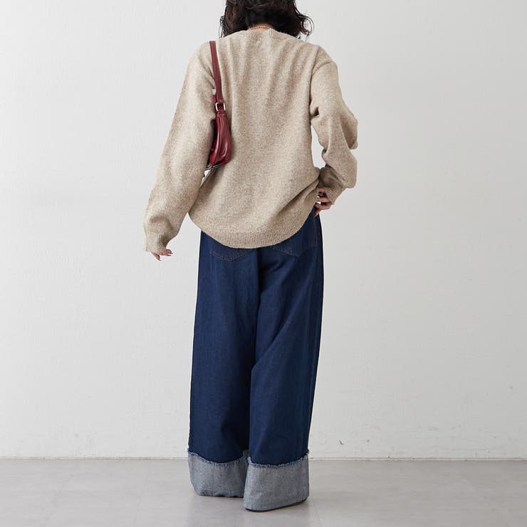 【NUNIFE】おじジャガードニット | RMAF　NICE CLAUP / OLIVE des OLIVE | 詳細画像10 