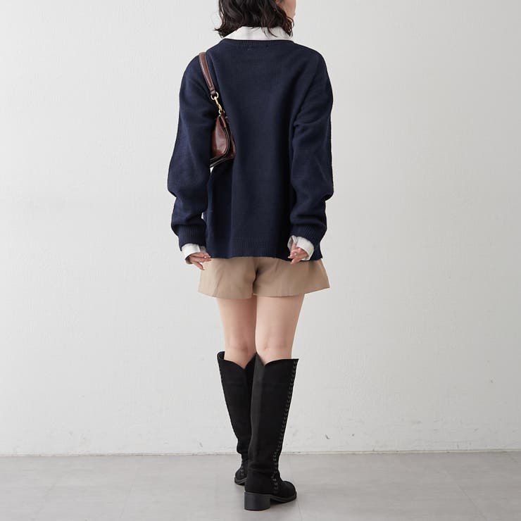 【NUNIFE】おじジャガードニット | RMAF　NICE CLAUP / OLIVE des OLIVE | 詳細画像20 