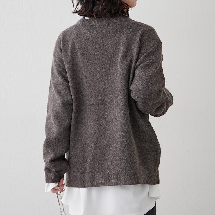 【NUNIFE】おじジャガードニット | RMAF　NICE CLAUP / OLIVE des OLIVE | 詳細画像23 