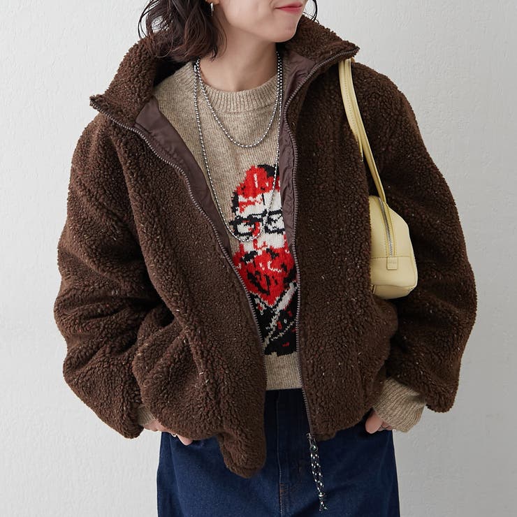 【NUNIFE】おじジャガードニット | RMAF　NICE CLAUP / OLIVE des OLIVE | 詳細画像29 