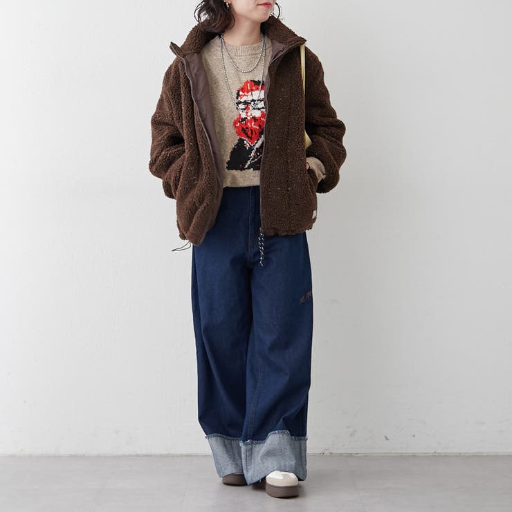 【NUNIFE】おじジャガードニット | RMAF　NICE CLAUP / OLIVE des OLIVE | 詳細画像30 