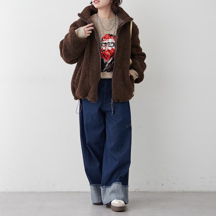 【NUNIFE】おじジャガードニット | RMAF　NICE CLAUP / OLIVE des OLIVE | 詳細画像31 