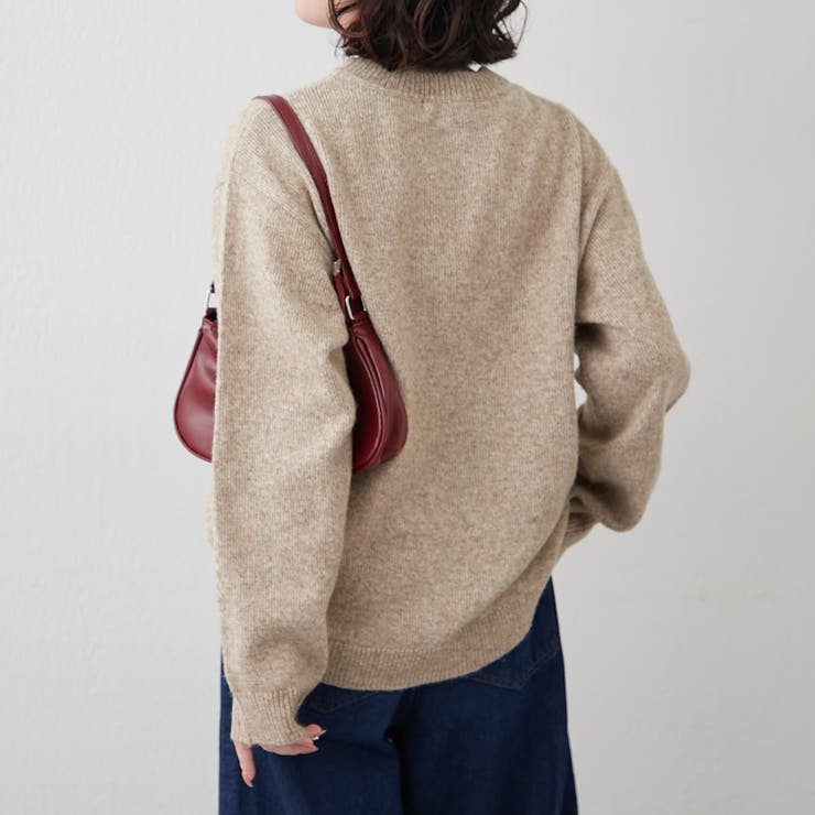 【NUNIFE】おじジャガードニット | RMAF　NICE CLAUP / OLIVE des OLIVE | 詳細画像6 