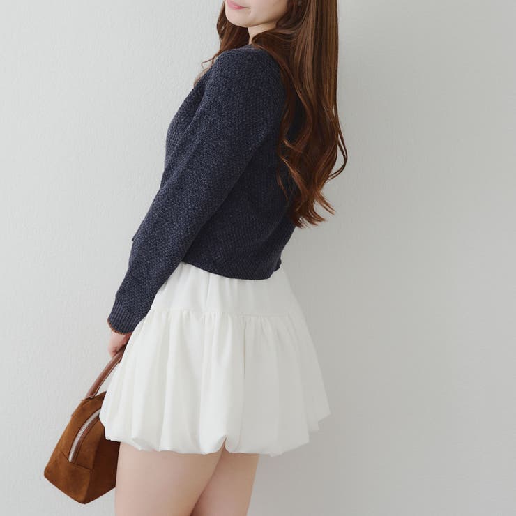 ベロアモールWZIPカーディガン | NICE CLAUP / OLIVE des OLIVE　OUTLET | 詳細画像4 