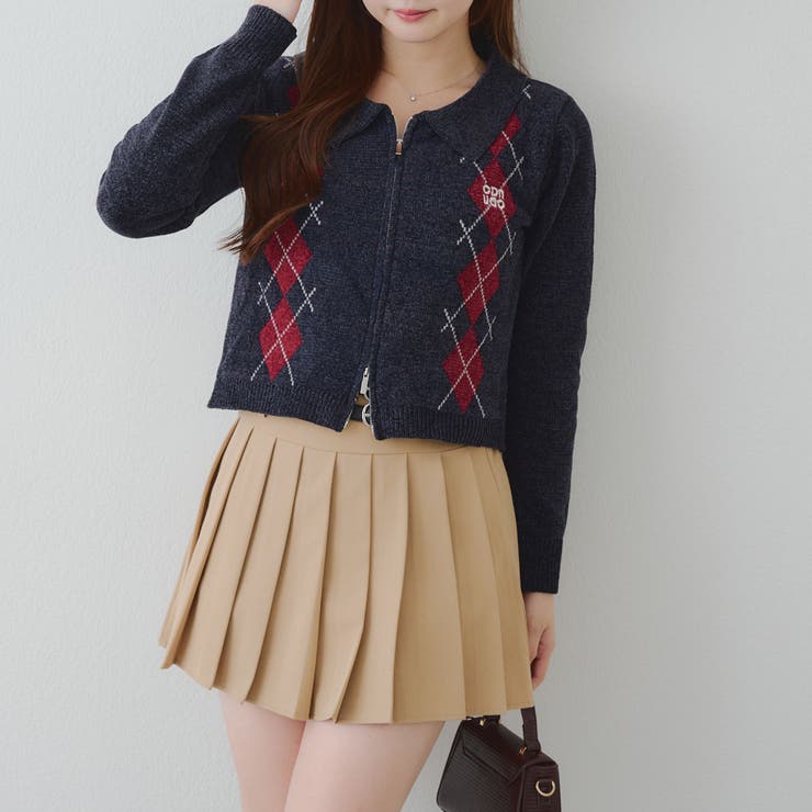 ベロアモールWZIPカーディガン | NICE CLAUP / OLIVE des OLIVE　OUTLET | 詳細画像41 