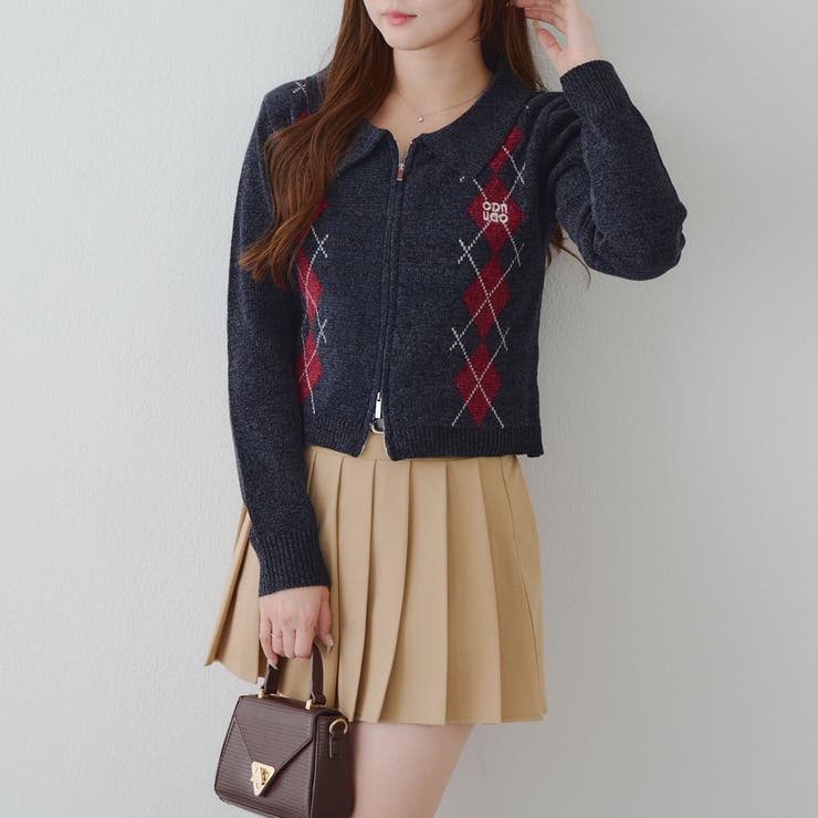 ベロアモールWZIPカーディガン | NICE CLAUP / OLIVE des OLIVE　OUTLET | 詳細画像44 