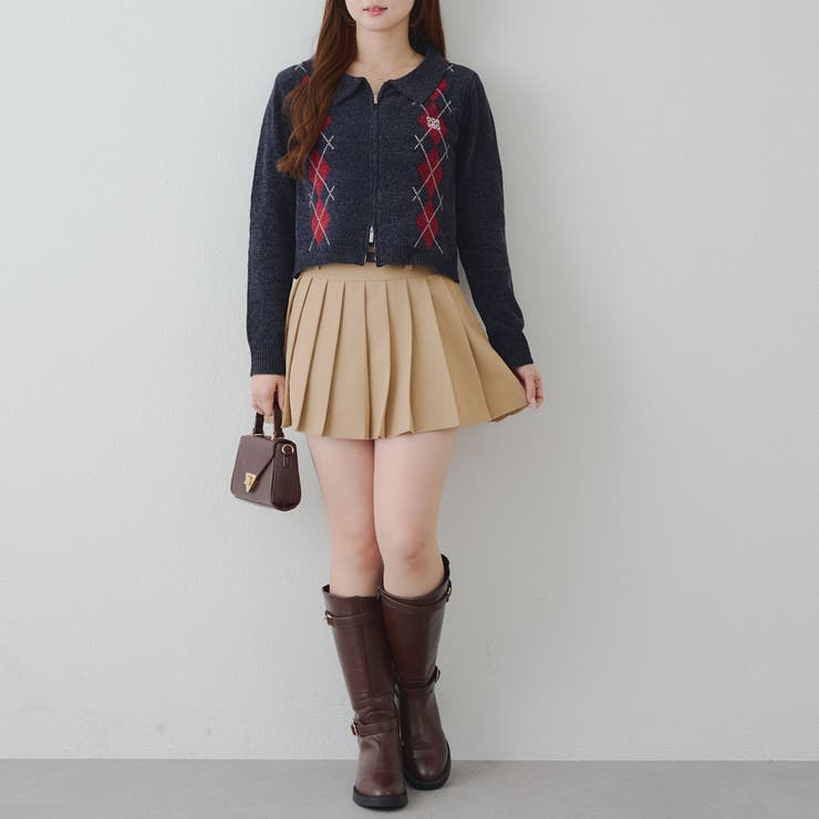 ベロアモールWZIPカーディガン | NICE CLAUP / OLIVE des OLIVE　OUTLET | 詳細画像48 