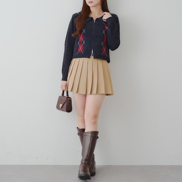 ベロアモールWZIPカーディガン | NICE CLAUP / OLIVE des OLIVE　OUTLET | 詳細画像50 