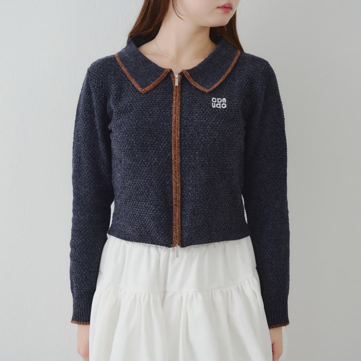 ベロアモールWZIPカーディガン | NICE CLAUP / OLIVE des OLIVE　OUTLET | 詳細画像52 