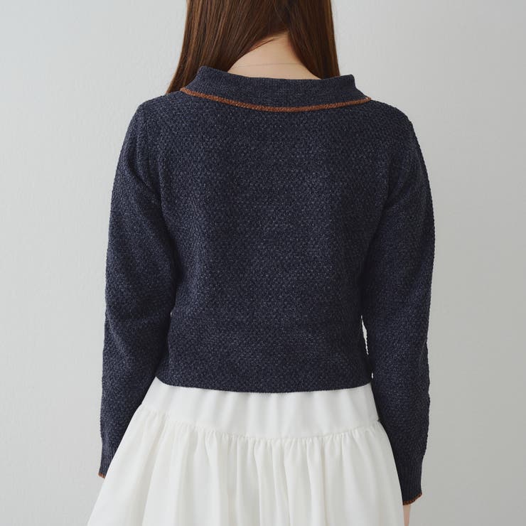 ベロアモールWZIPカーディガン | NICE CLAUP / OLIVE des OLIVE　OUTLET | 詳細画像54 