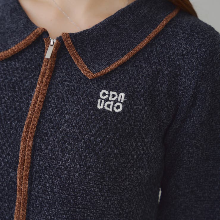 ベロアモールWZIPカーディガン | NICE CLAUP / OLIVE des OLIVE　OUTLET | 詳細画像56 