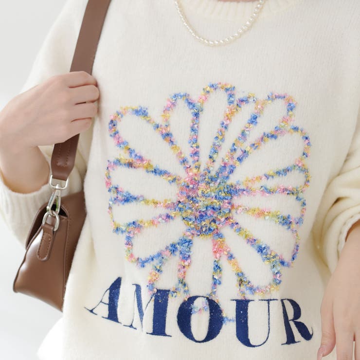 お花ジャガードニット | RMAF　NICE CLAUP / OLIVE des OLIVE | 詳細画像7 