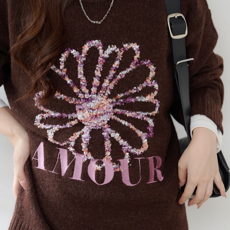 お花ジャガードニット | RMAF　NICE CLAUP / OLIVE des OLIVE | 詳細画像16 