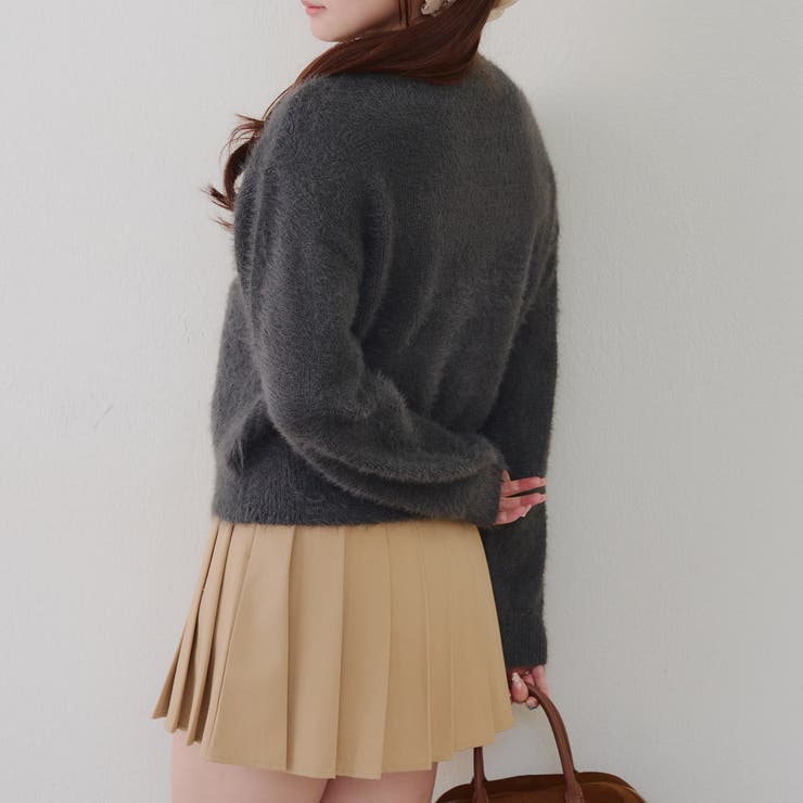 リボン柄シャギーニット | NICE CLAUP / OLIVE des OLIVE　OUTLET | 詳細画像13 