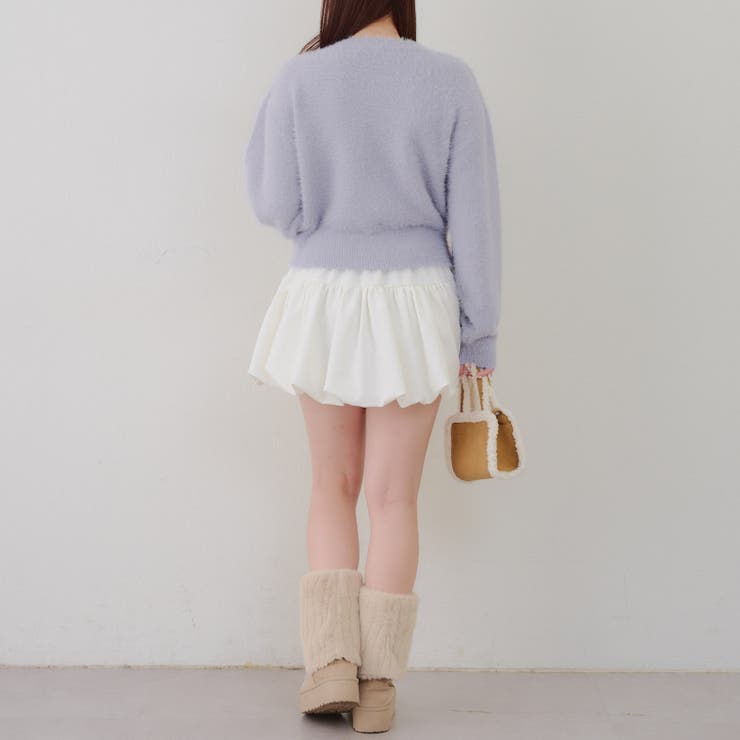 リボン柄シャギーニット | NICE CLAUP / OLIVE des OLIVE　OUTLET | 詳細画像25 