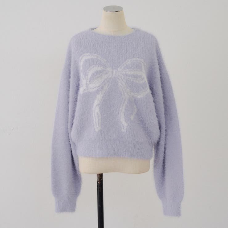 リボン柄シャギーニット | NICE CLAUP / OLIVE des OLIVE　OUTLET | 詳細画像27 