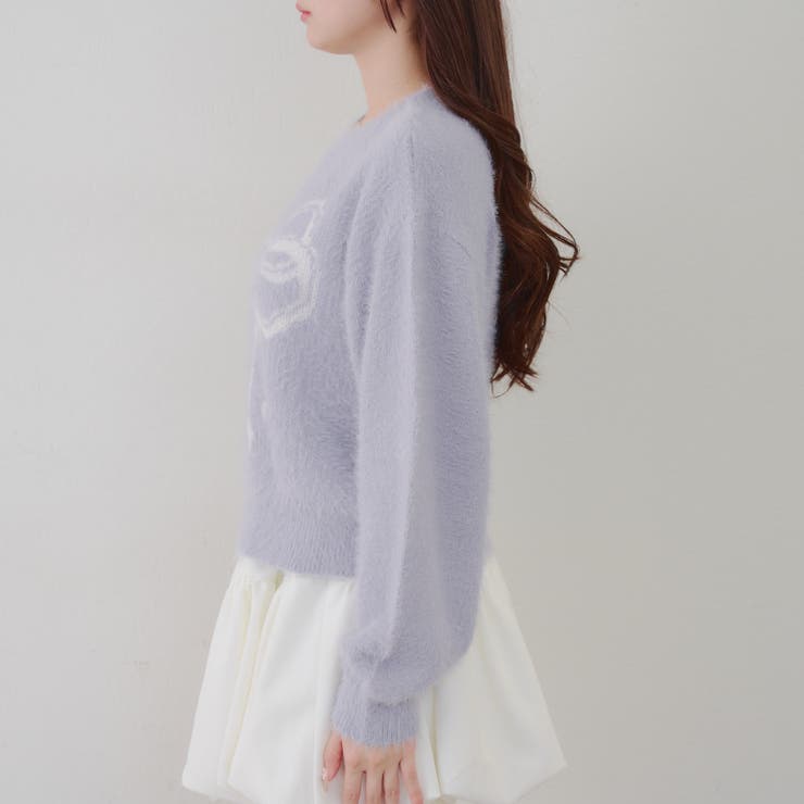 リボン柄シャギーニット | NICE CLAUP / OLIVE des OLIVE　OUTLET | 詳細画像30 