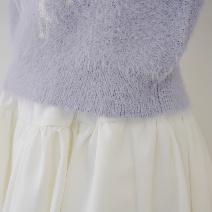 リボン柄シャギーニット | NICE CLAUP / OLIVE des OLIVE　OUTLET | 詳細画像34 