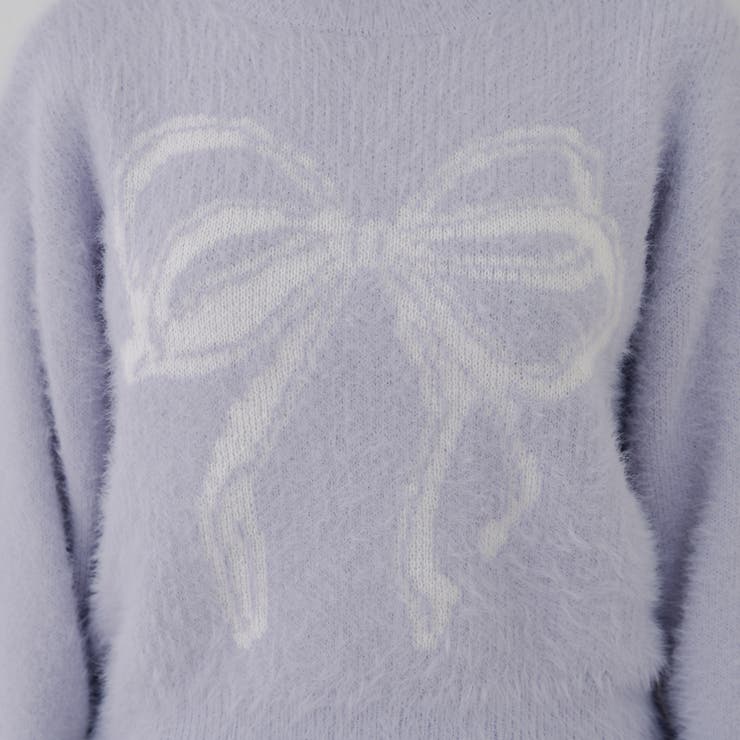 リボン柄シャギーニット | NICE CLAUP / OLIVE des OLIVE　OUTLET | 詳細画像35 