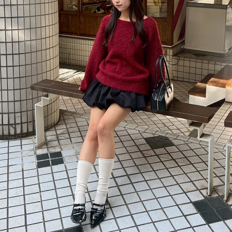 【リボンコレクション】後ビッグリボンニット | RMAF　NICE CLAUP / OLIVE des OLIVE | 詳細画像18 