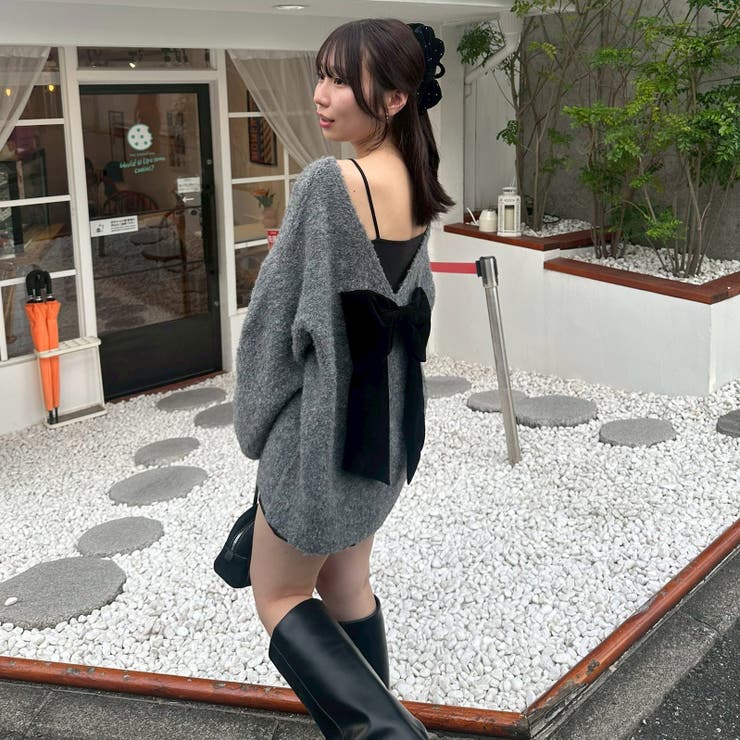 【リボンコレクション】後ビッグリボンニット | RMAF　NICE CLAUP / OLIVE des OLIVE | 詳細画像31 